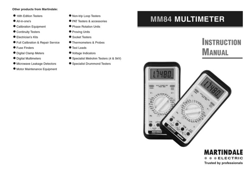 MARTINDALE MM84 instruction manual