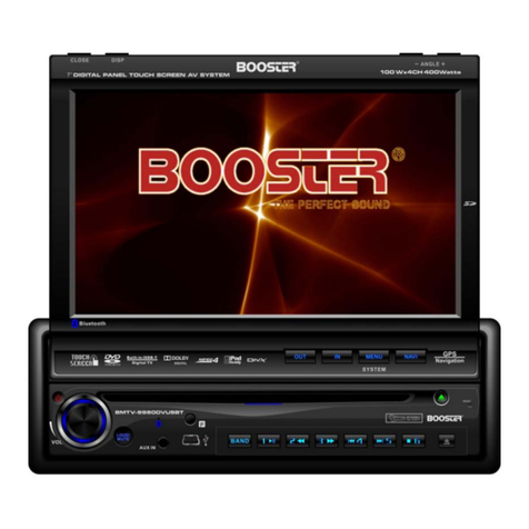 Booster BMTV-9980DVUSBT Installation & owner's manual