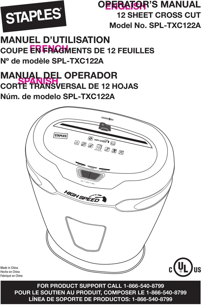 Staples SPL-TXC122A User manual