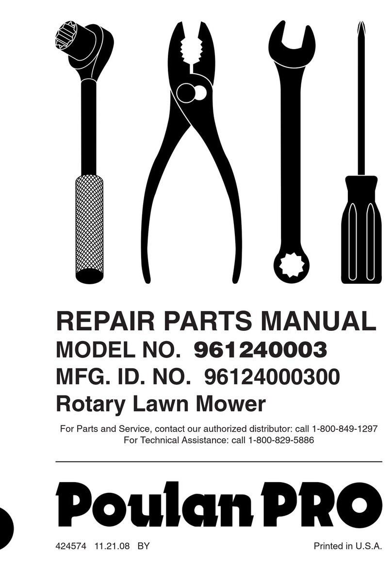 Poulan Pro 961240002 Repair parts manual