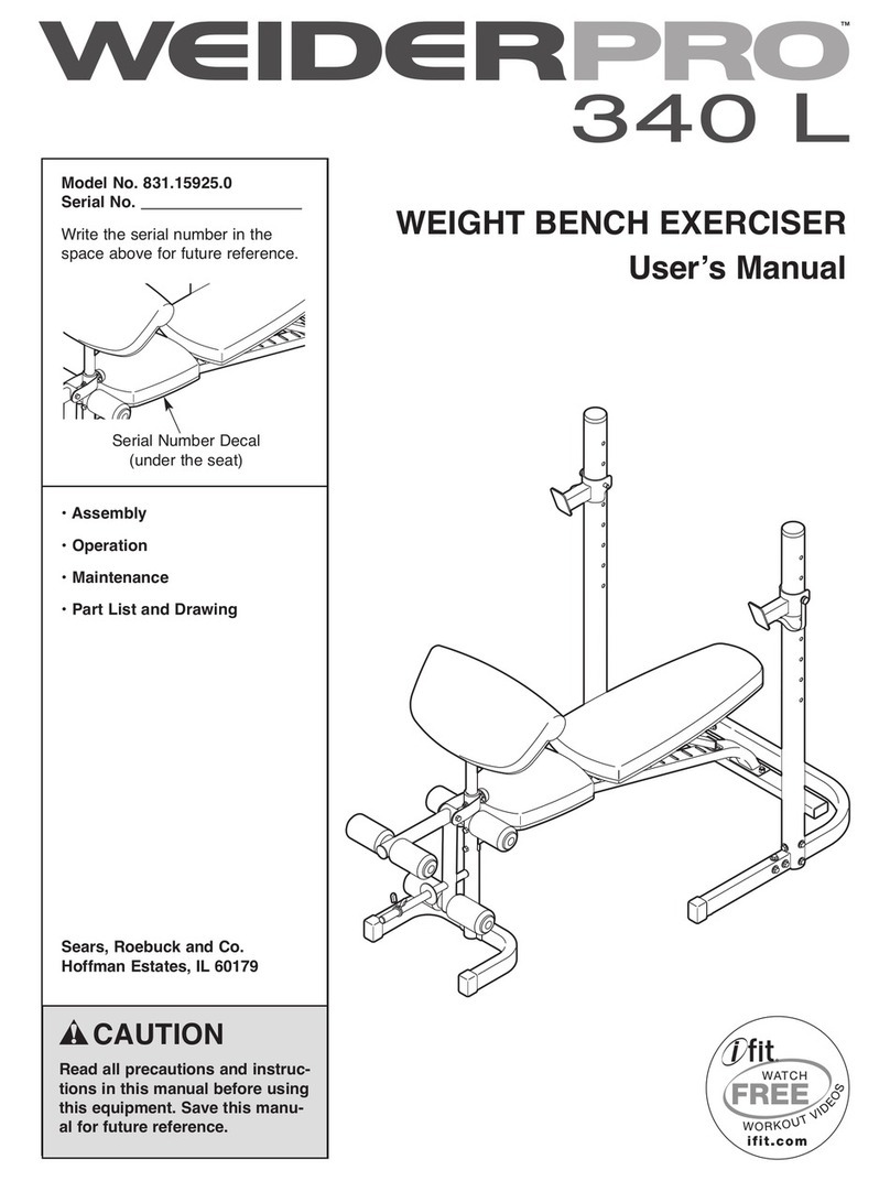 WeiderPro 831.15925.0 user manual
