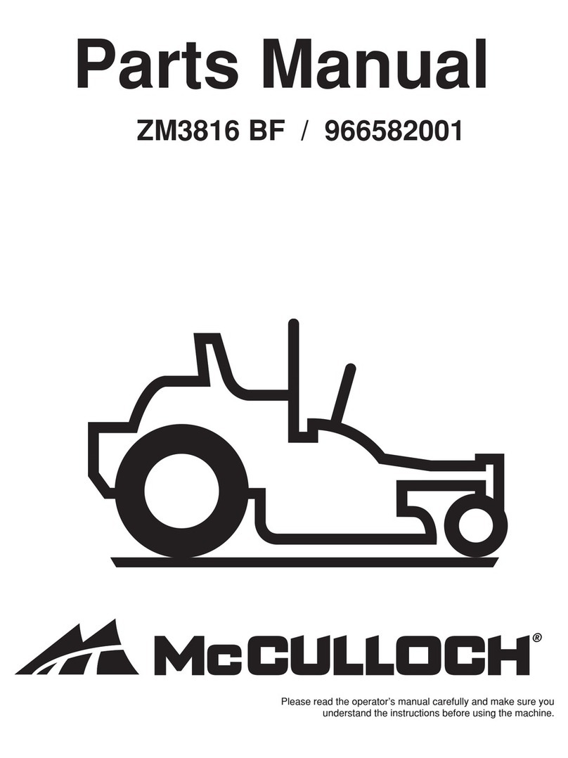 McCulloch ZM3816 BF User manual