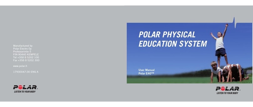 Polar Electro E40 user manual