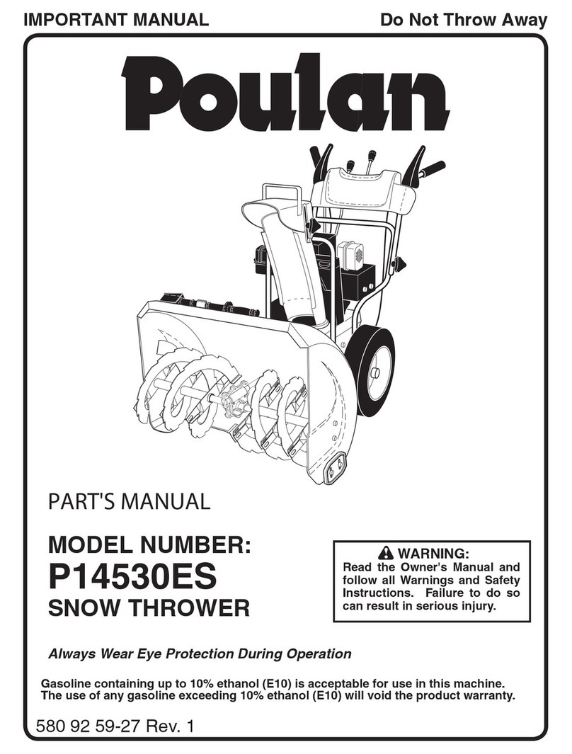 Poulan Pro P14530ES User manual