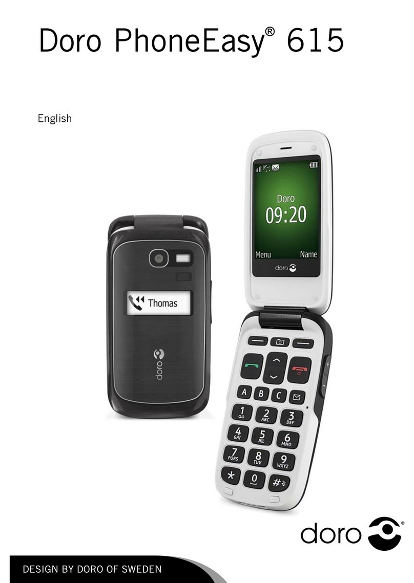 Doro PHONEEASY 615 user guide