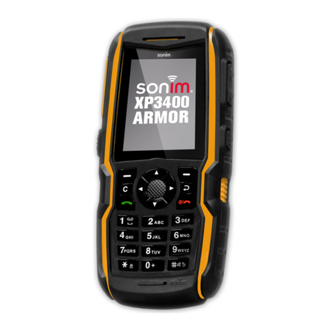 Sonim XP3400 ARMOR User manual
