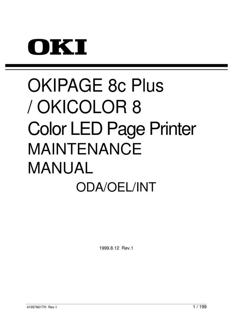 Oki OKIPAGE 8c Plus User manual Oki OKIPAGE 8c Plus User manual
