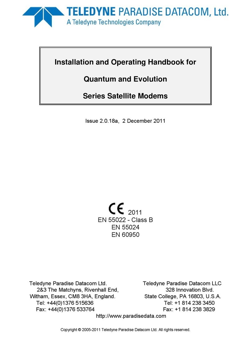 Teledyne Quantum Series User manual