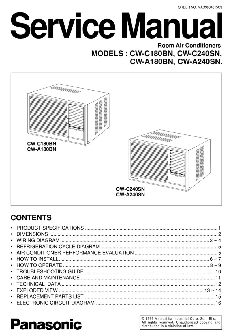 Panasonic CW-C180BN User manual