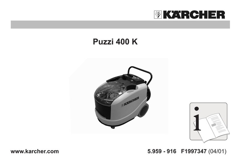 Kärcher Puzzi 400 K operating instructions