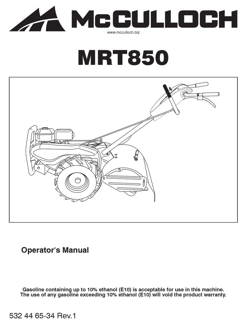 McCulloch MRT850 Operator's manual