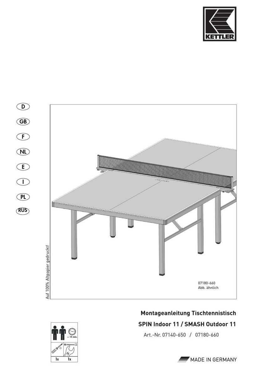 Kettler SPIN Indoor 11 User manual