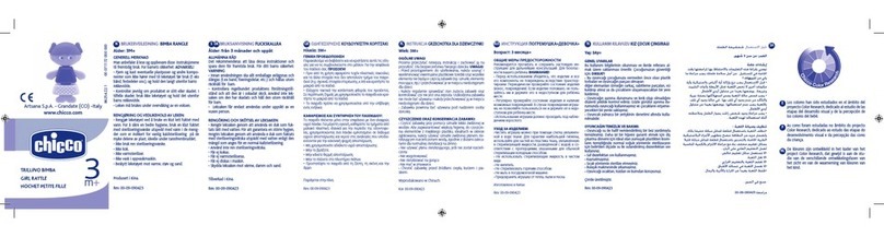 Chicco GIRL RATTLE User manual