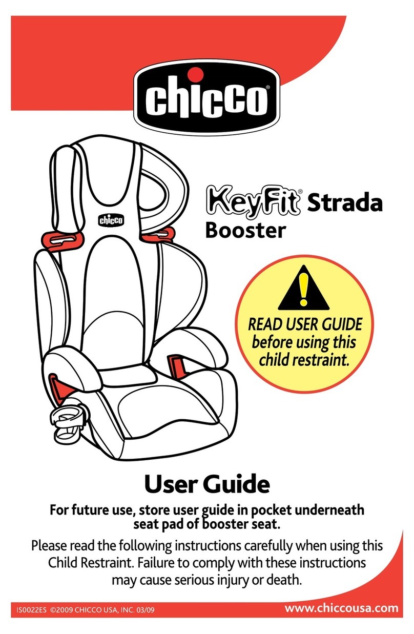 Chicco KEYFIT STRADA BOOSTER manual