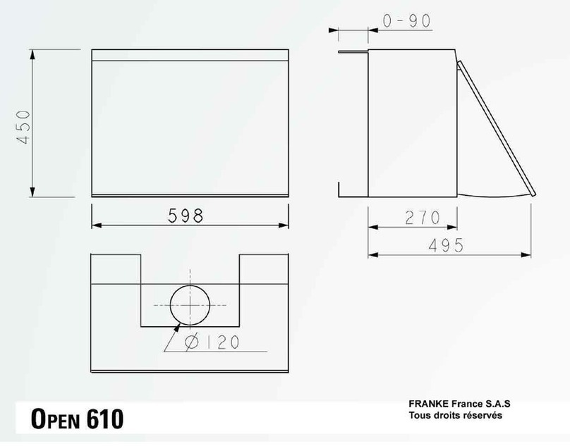 ROBLIN OPEN 610 Dimensions