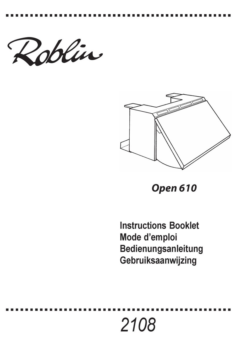 ROBLIN OPEN 610 Instruction booklet