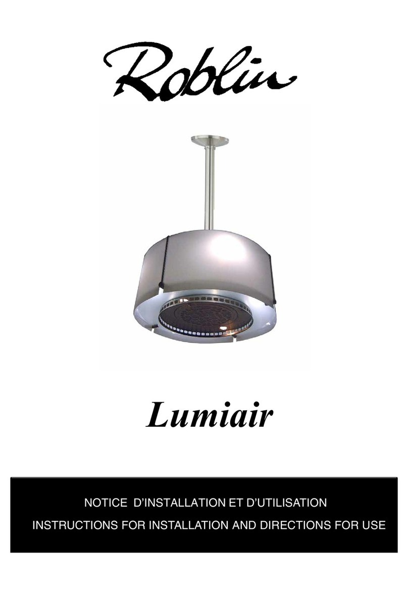 ROBLIN LUMIAIR Instructions for installation