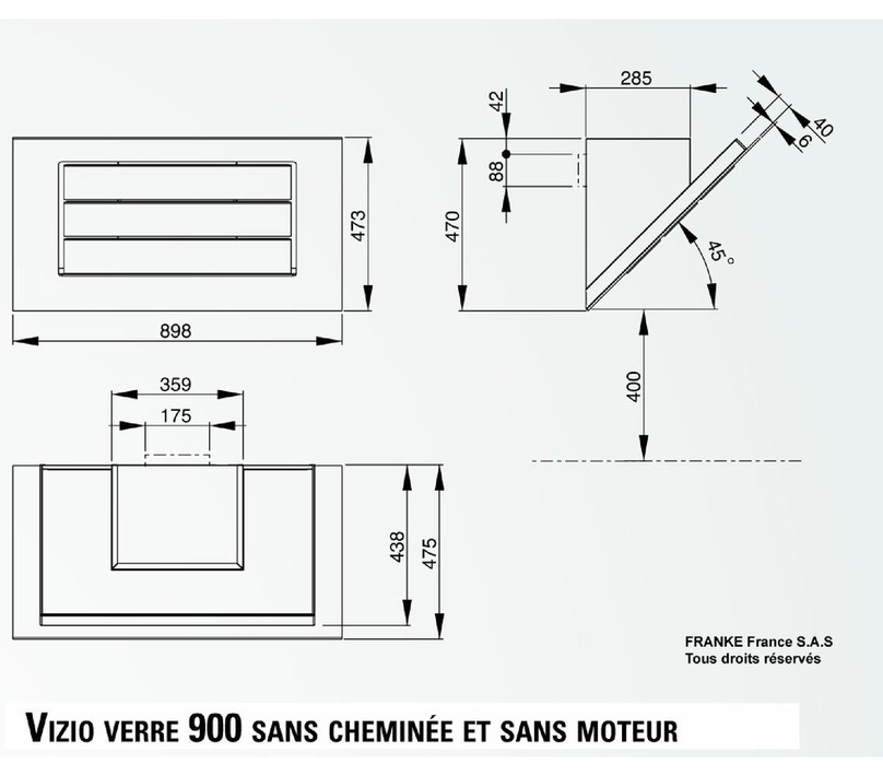 ROBLIN VIZIO VERRE 900 SANS CHEMINEE ET SANS MOTEUR User guide