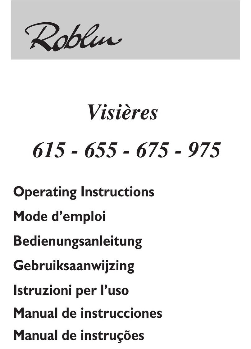 ROBLIN VISIERE 615 User manual