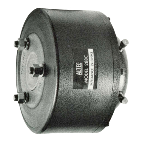 Altec Lansing 288C HF DRIVER manual