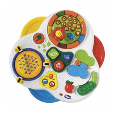 Chicco TALKING GARDEN ACTIVITY TABLE User manual