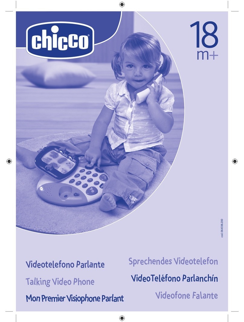Chicco TALKING VIDEO PHONE manual