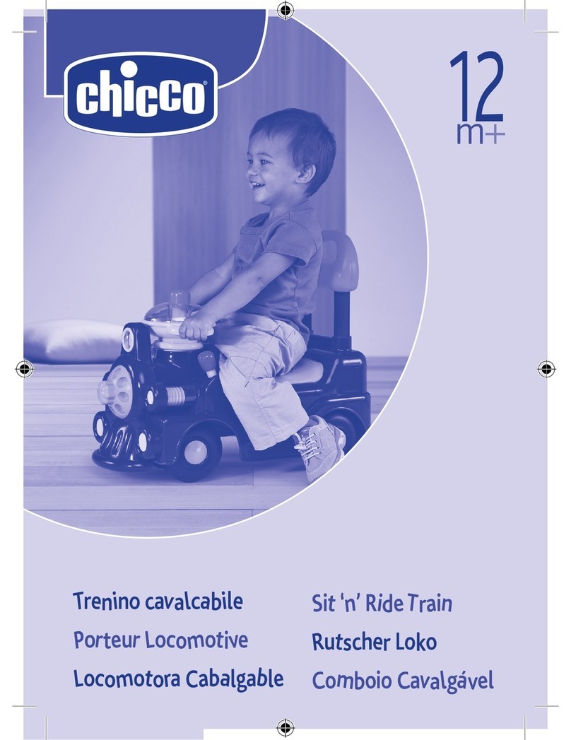 Chicco SIT AND RIDE TRAIN manual