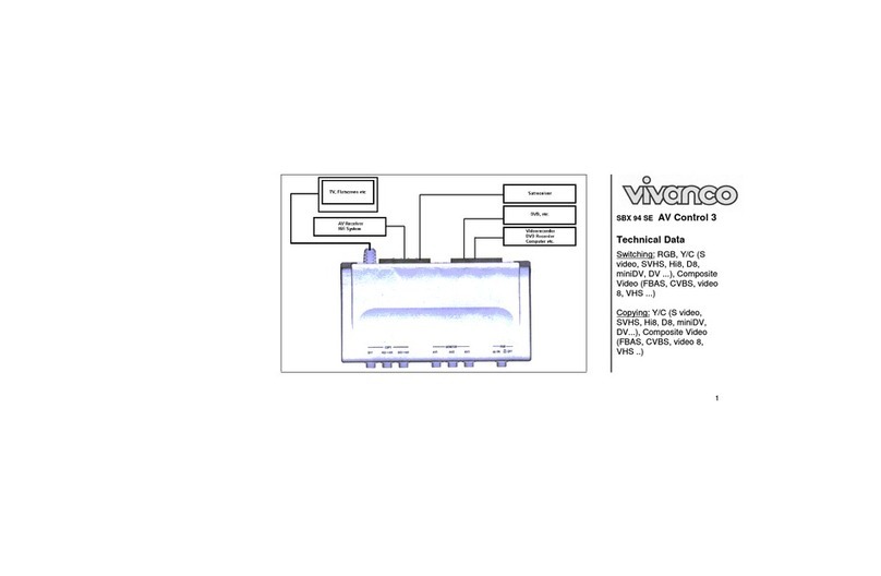 Vivanco SBX 94 SE AV CONTROL 3 Technical data