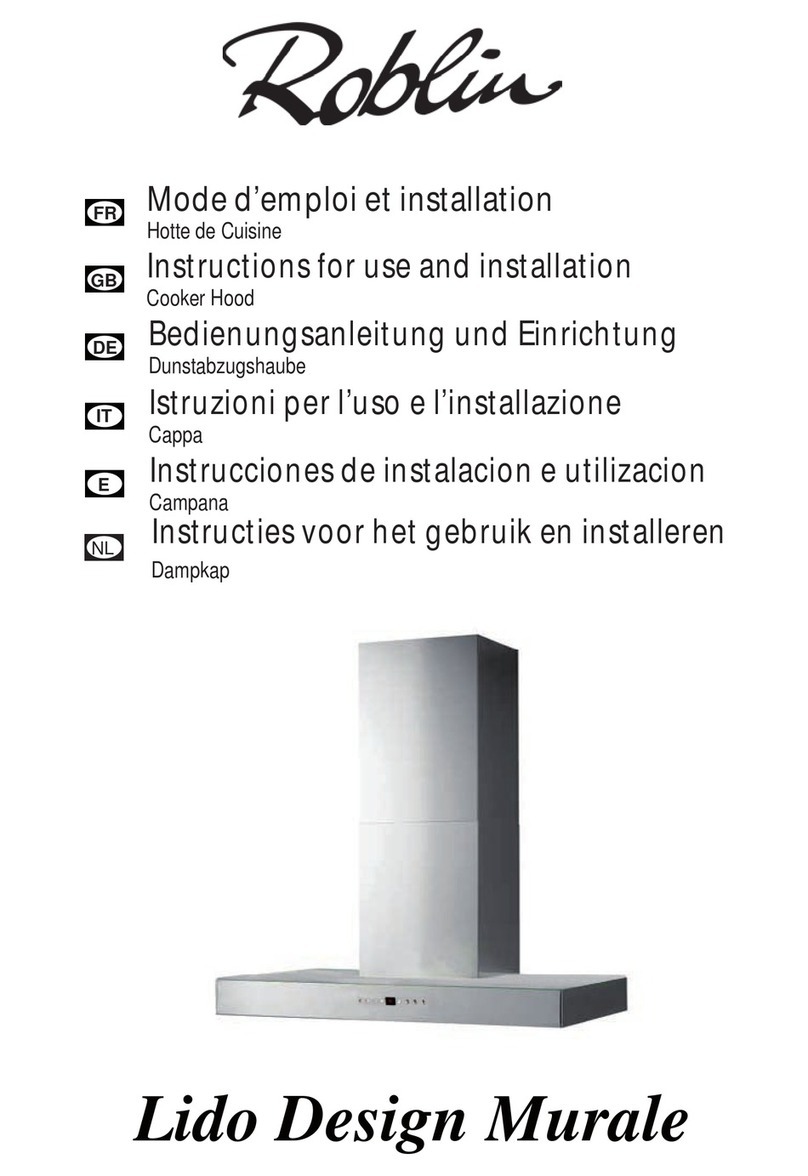 ROBLIN LIDO DESIGN MURALE Instructions for use