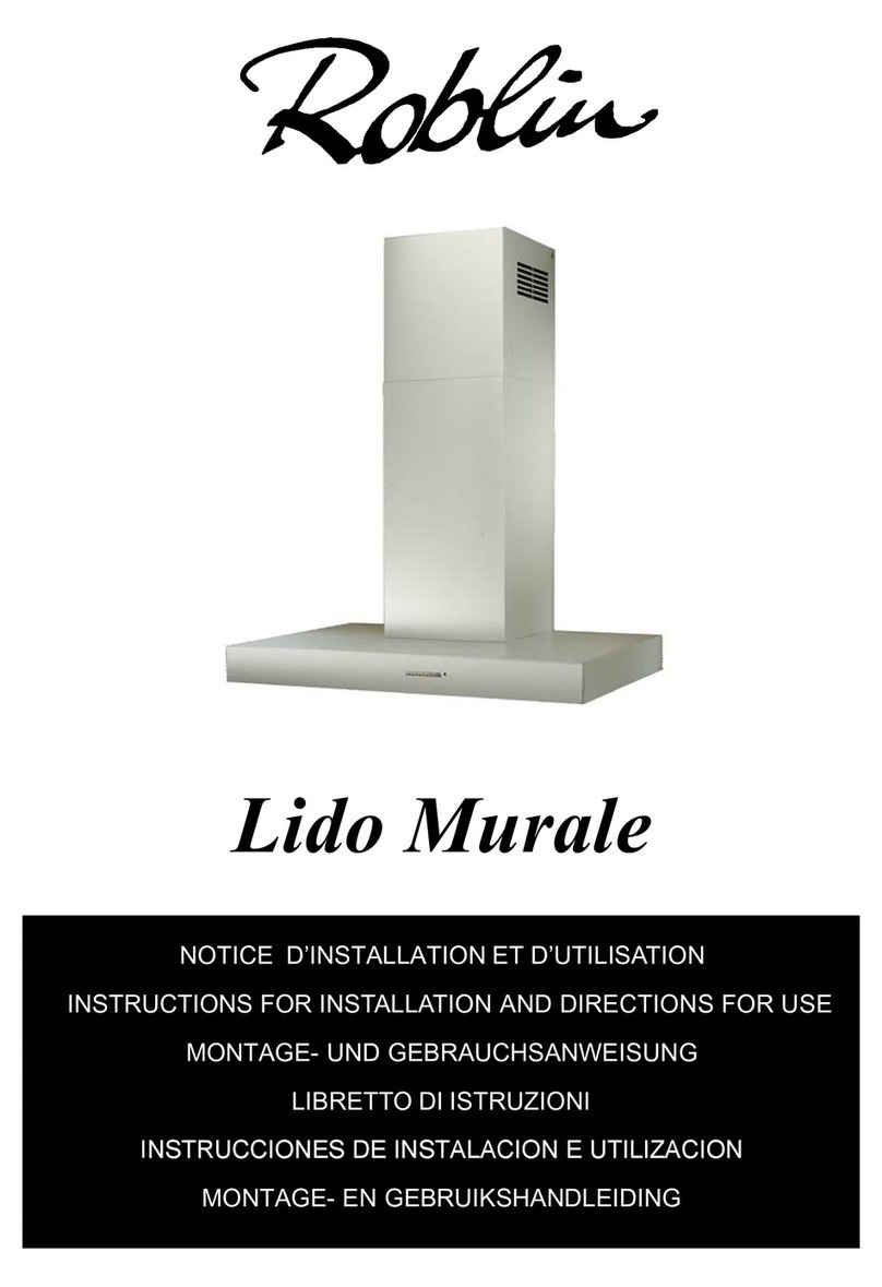 ROBLIN LIDO MURALE Instructions for installation