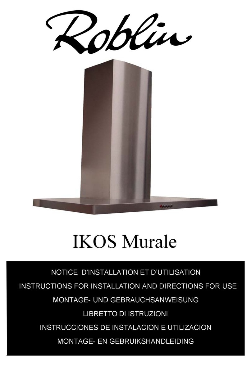 ROBLIN IKOS MURALE Instructions for installation