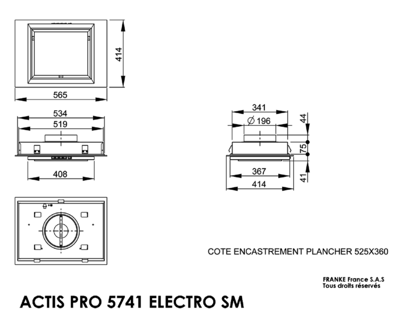 ROBLIN ACTIS PRO 5741 ELETRO SM User guide ROBLIN ACTIS PRO 5741 ELETRO SM User guide