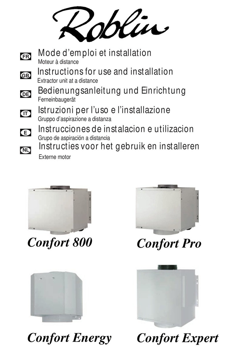ROBLIN COMFORT ENERGY User manual