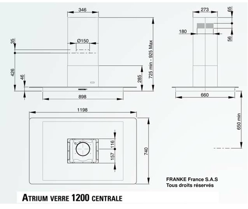 ROBLIN ATRIUM VERRE 1200 CENTRALE User guide ROBLIN ATRIUM VERRE 1200 CENTRALE User guide