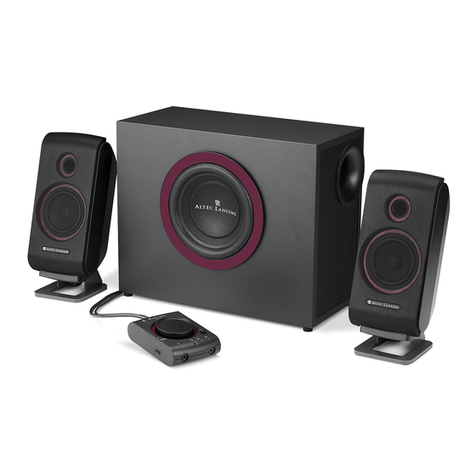 Altec Lansing VS2421 - QUICK CONNECT CARD Quick connect guide Altec Lansing VS2421 - QUICK CONNECT CARD Quick connect guide
