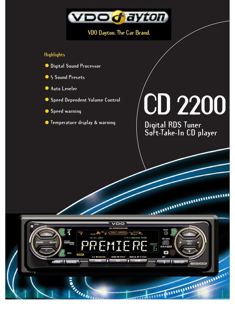 VDO CD 2200 datasheet