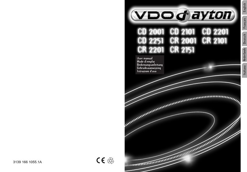 VDO CD 2001 - manual