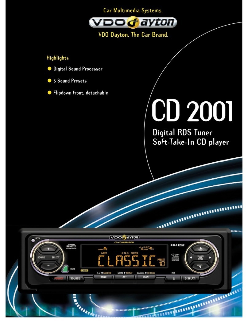 VDO CD 2001 - datasheet