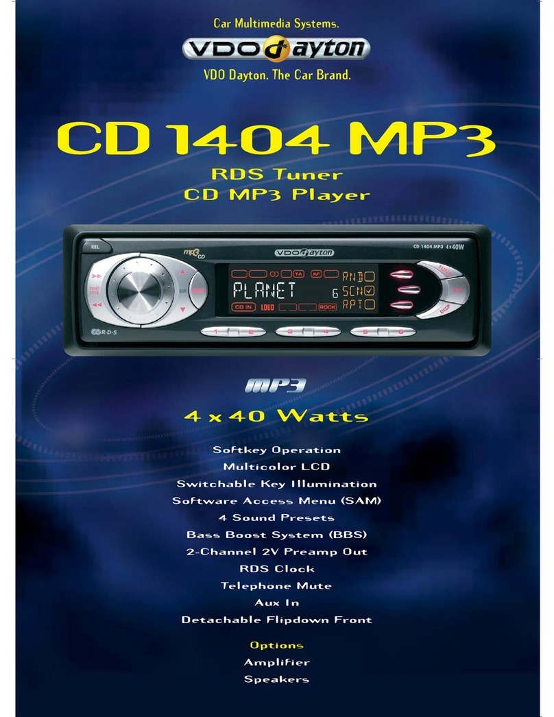 VDO CD 1404 MP3 - datasheet
