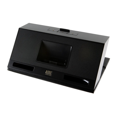 Altec Lansing inMotion Compact iMT320 User manual