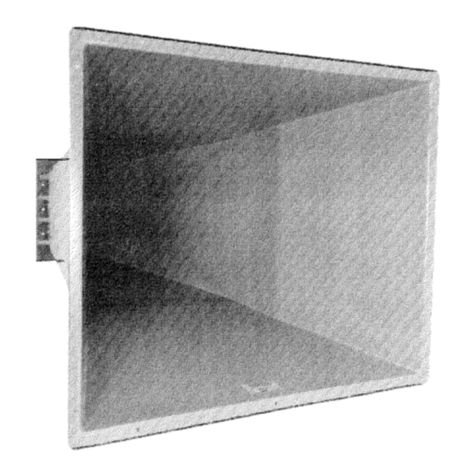 Altec Lansing MR42B HF HORN User manual