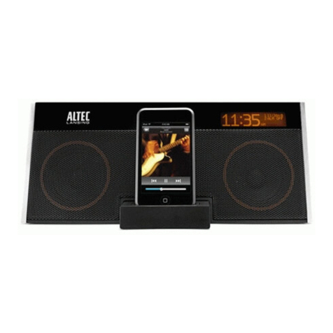Altec Lansing MOONDANCE GLOW User manual