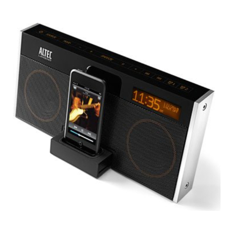 Altec Lansing Moondance Glow M402SR user guide
