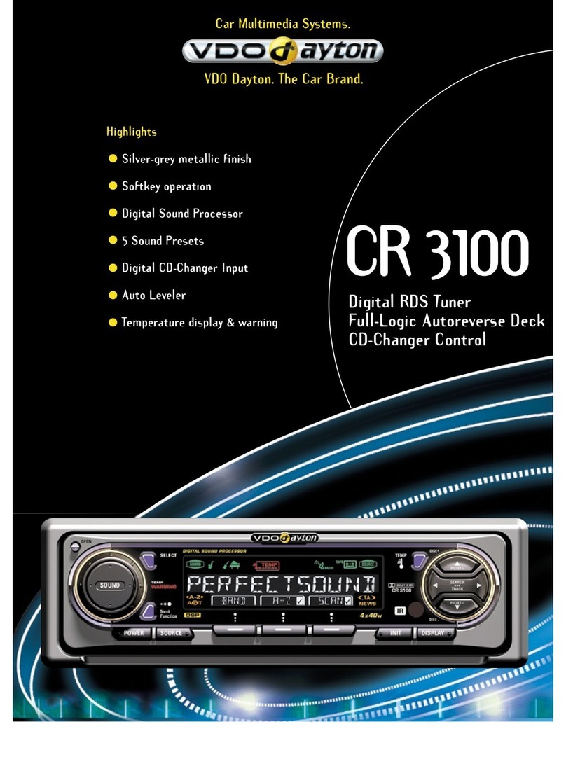 VDO CR 3100 datasheet