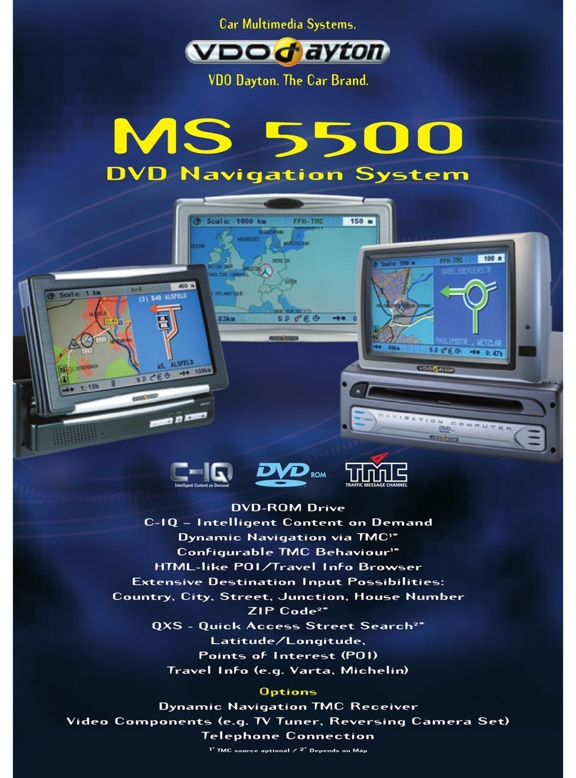 VDO MS 5500 - User manual