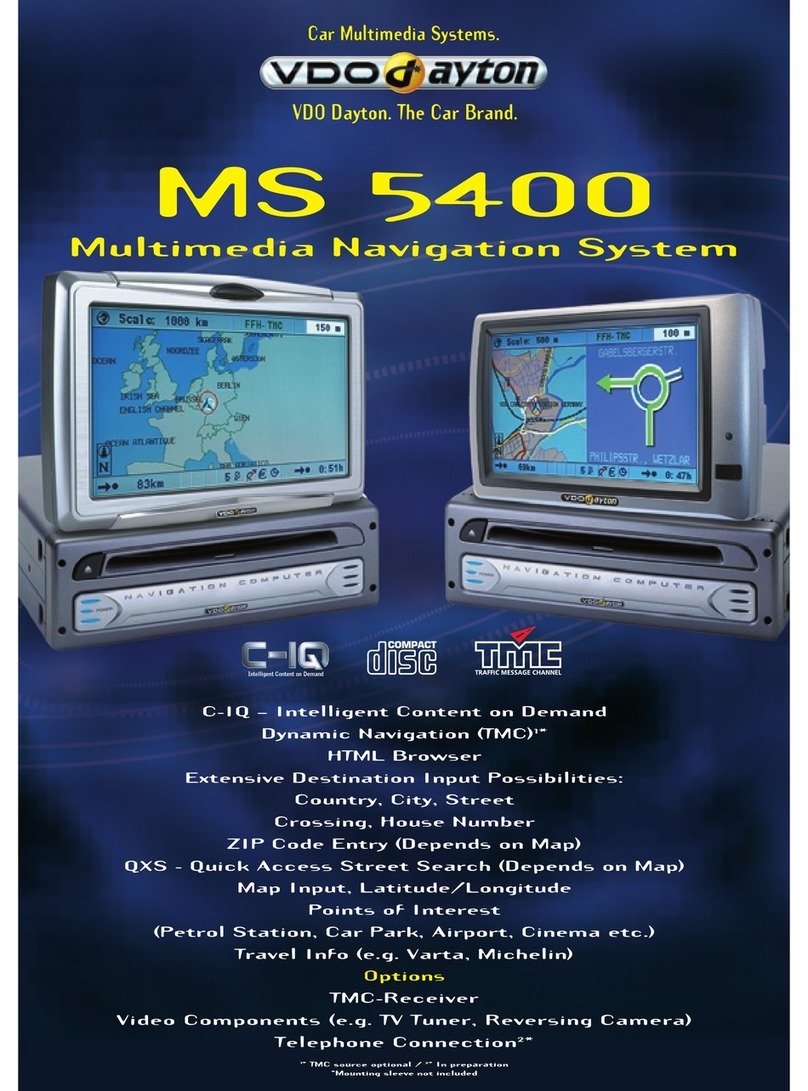 VDO MS 5400 - User manual