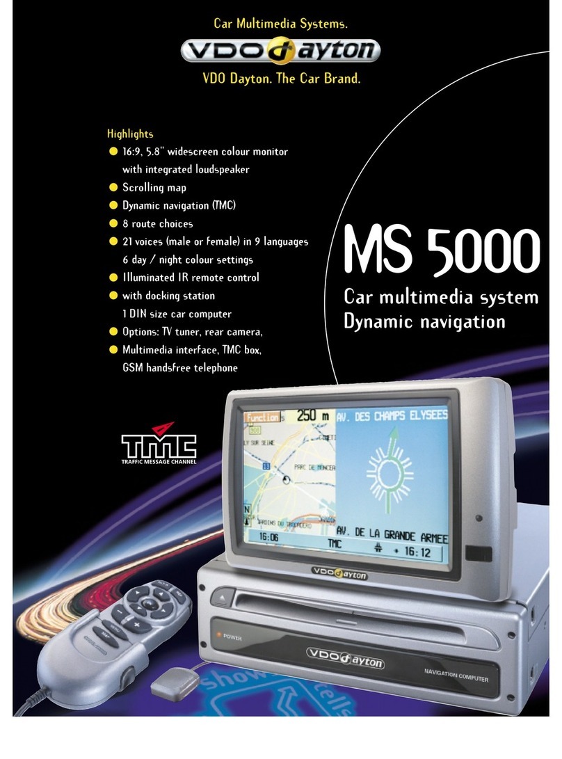 VDO MS 5000 - User manual