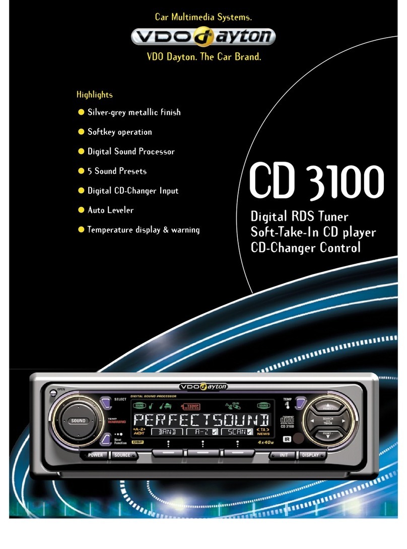 VDO CD 3100 - datasheet