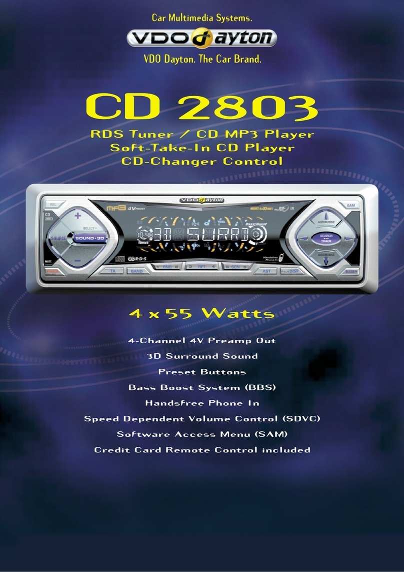 VDO CD 2803 datasheet