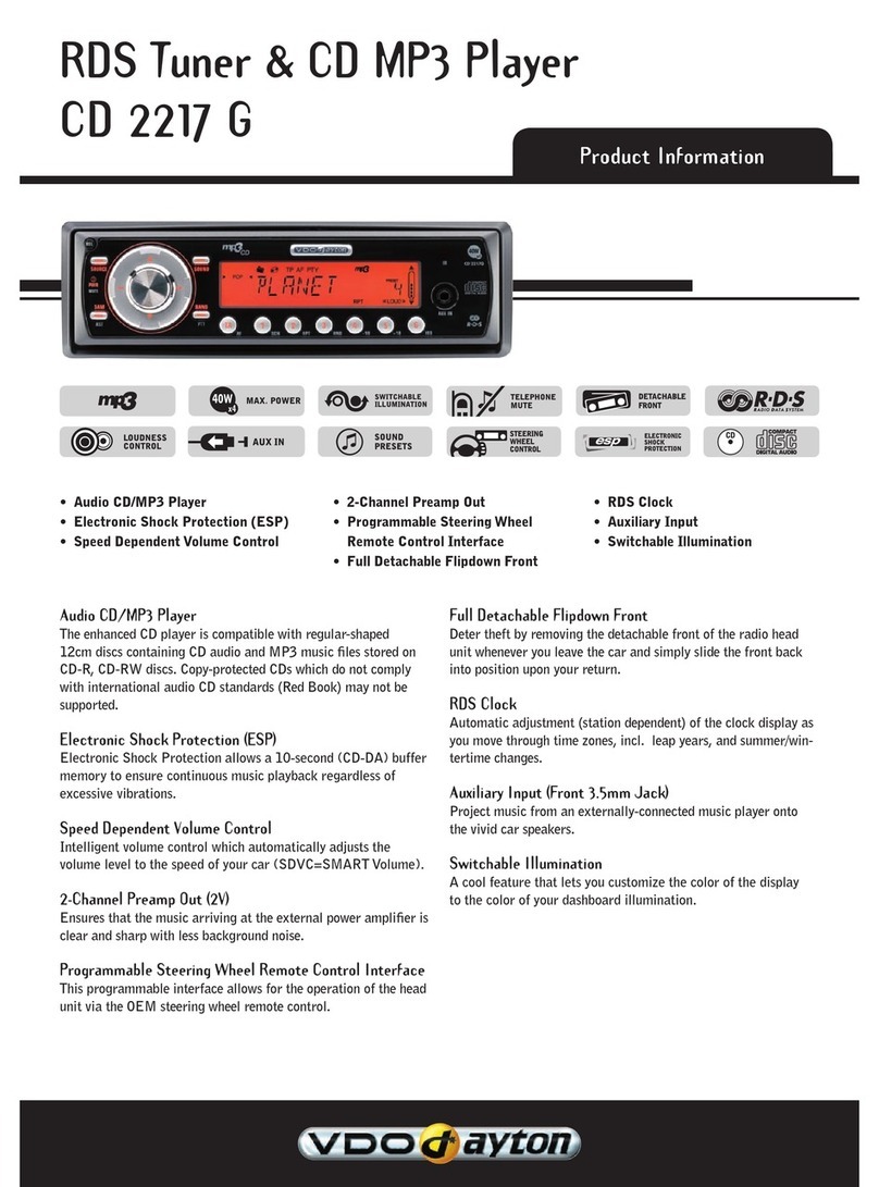 VDO CD 2217 G Product information